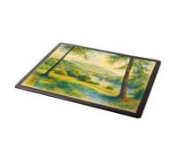 MOUSE MAT - Tay Bridge from the Cathedral, Dunkeld - Vintage Art Style