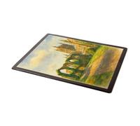 MOUSE MAT - The Abbey Ruins & Cathedral Worcester - Vintage Art Style