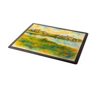 MOUSE MAT - The Bay, Lochmaddy, North Uist - Vintage Art Style