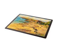 MOUSE MAT - The Beach & Friars Point, Barry Island - Vintage Art Style