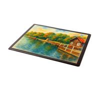 MOUSE MAT - The Boating Pool, Sutton Coldfield - Vintage Art Style