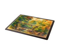 MOUSE MAT - The Bridge, Happy Valley, Llanfairfechan - Vintage Art Style
