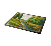 MOUSE MAT - The Bridge, Simonsbath, Exmoor - Vintage Art Style