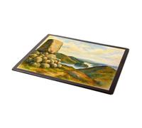 MOUSE MAT - The Bruce Memorial Glentrool Newton Stewart - Vintage Art Style