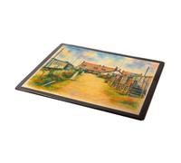 MOUSE MAT - The Bungalows, Clarke's Holiday Camp Hornsea - Vintage Art Style