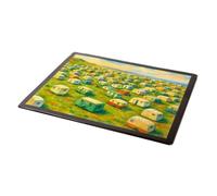 MOUSE MAT - The Caravan Site, Trecco Bay, Porthcawl (d) - Vintage Art Style