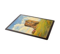 MOUSE MAT - The Castle, Flint (a) - Vintage Art Style