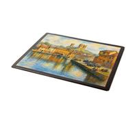 MOUSE MAT - The Cathedral from Brayford, Lincoln - Vintage Art Style