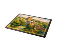 MOUSE MAT - The Cathedral, St David's (a) - Vintage Art Style