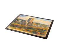 MOUSE MAT - The Cathedral, St David's (c) - Vintage Art Style