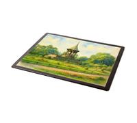 MOUSE MAT - The Chinese Bell Arboretum, Nottingham - Vintage Art Style