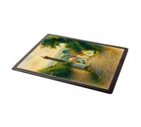 MOUSE MAT - The Church Steps. Looking down Minehead - Vintage Art Style