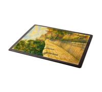 MOUSE MAT - The City Walls & Monk Bar, York - Vintage Art Style