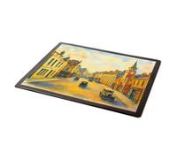 MOUSE MAT - The Cross, George Street, Stranraer (b) - Vintage Art Style