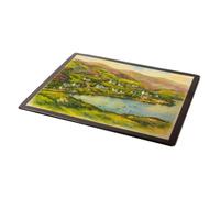 MOUSE MAT - The East End & Loch, Tarbert, Harris - Vintage Art Style