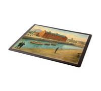 MOUSE MAT - The Harbour, North Berwick (c) - Vintage Art Style