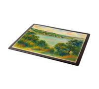 MOUSE MAT - The Harbour, Padstow (b) - Vintage Art Style