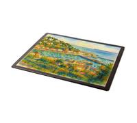 MOUSE MAT - The Inner Harbour & Vane Hill, Torquay - Vintage Art Style