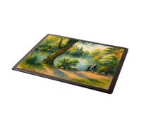 MOUSE MAT - The Lake, Ropner Park, Stockton-On-Tees (a) - Vintage Art Style