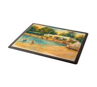 MOUSE MAT - The Lido, Droitwich (b) - Vintage Art Style