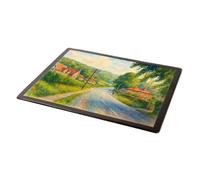 MOUSE MAT - The Main Road & Selsey Arms, West Dean - Vintage Art Style