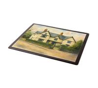 MOUSE MAT - The Manor House, Tarporley, 1585 - Vintage Art Style