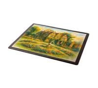 MOUSE MAT - The Manor House, Upper Slaughter (b) - Vintage Art Style