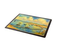 MOUSE MAT - The Marine Lake, Burnham-on-Sea - Vintage Art Style