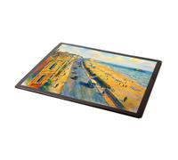 MOUSE MAT - The Marine Walk from West, Worthing - Vintage Art Style
