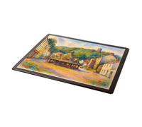 MOUSE MAT - The Market Place, Dunster - Vintage Art Style