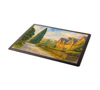 MOUSE MAT - The Mount, Little Tew - Vintage Art Style