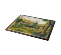 MOUSE MAT - The Old Abbey, Rhos-on-Sea (a) - Vintage Art Style