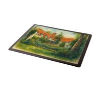 MOUSE MAT - The Old Abbey, Rhos-on-Sea (b) - Vintage Art Style