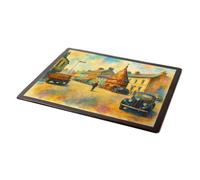 MOUSE MAT - The Old Cross, Newtownards, Co Down, NI (b) - Vintage Art Style