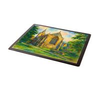MOUSE MAT - The Parish Church, Bradford-on-Avon - Vintage Art Style