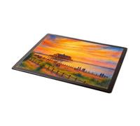 MOUSE MAT - The Pier At Sunset, Herne Bay - Vintage Art Style