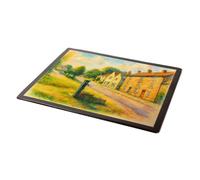 MOUSE MAT - The Pump & Shop, Great Longstone - Vintage Art Style