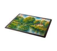 MOUSE MAT - The River & Bridge, Hatfield Peverel - Vintage Art Style