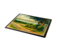 MOUSE MAT - The River from Hotel Metropole, Padstow - Vintage Art Style