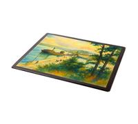 MOUSE MAT - The River & Harbour, Padstow - Vintage Art Style