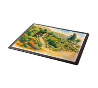 MOUSE MAT - The Rock Gardens Happy Valley Llandudno (b) - Vintage Art Style
