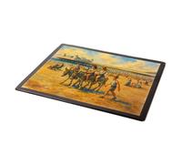 MOUSE MAT - The Sands & Grand Pier, Weston-super-Mare - Vintage Art Style
