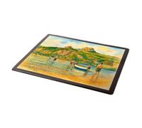 MOUSE MAT - The Sands, Hope Cove - Vintage Art Style