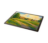 MOUSE MAT - The School Green, Bolton-By-Bowland - Vintage Art Style