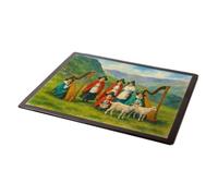 MOUSE MAT - The Snowdonia Harp Choir, Beddgelert (c) - Vintage Art Style