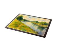 MOUSE MAT - The Spey, Grantown-on-Spey (a) - Vintage Art Style