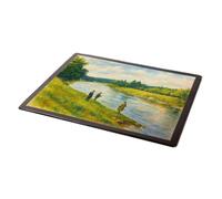 MOUSE MAT - The Spey, Grantown-on-Spey (b) - Vintage Art Style