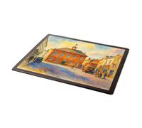 MOUSE MAT - The Square & Town Hall, Buckingham - Vintage Art Style