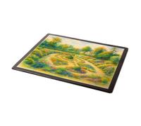 MOUSE MAT - The Sunk Gardens, Peterborough - Vintage Art Style