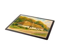 MOUSE MAT - The Thatched Cottage, Palnure - Vintage Art Style